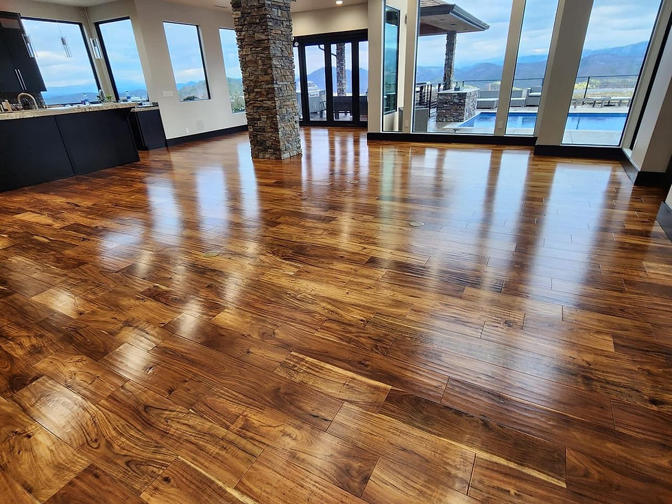 Hardwood screen and recoat: Revive your hardwood floors with our professional screening and recoating service. Our skilled technicians use high-quality materials to restore the beauty of your hardwood floors. Contact us now for a free consultation and get your floors looking like new again!