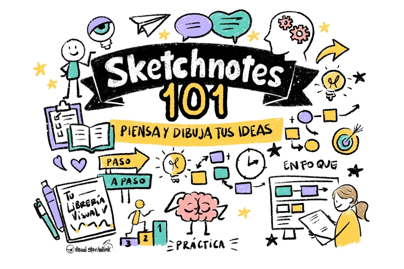 Sketchnotes 101 es un curso introductorio diseñado para ayudarte a pensar, comprender y comunicar ideas de forma visual, incluso si crees que “no sabes dibujar”. A lo largo del curso aprenderás qué son los sketchnotes y cómo se diferencian del dibujo artístico o realista, eliminando el miedo al papel en blanco.
Exploraremos los fundamentos del pensamiento visual, los materiales y herramientas, y construiremos paso a paso tu propia librería visual: formas básicas, iconos, texto, color, sombras, líneas, conectores, cajas y figuras humanas con expresiones simples. También aprenderás a organizar la información mediante layouts claros y flujos lógicos de pensamiento.
El curso es práctico, accesible y pensado para principiantes. Al finalizar, serás capaz de crear tus propios sketchnotes para aprender mejor, tomar notas más claras y comunicar ideas de manera visual, sencilla y efectiva.