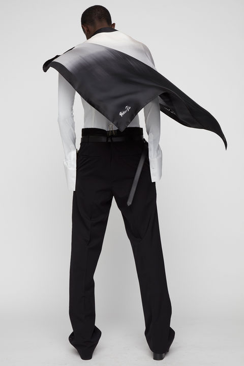 Peter Do lookbook fashion photography on model 