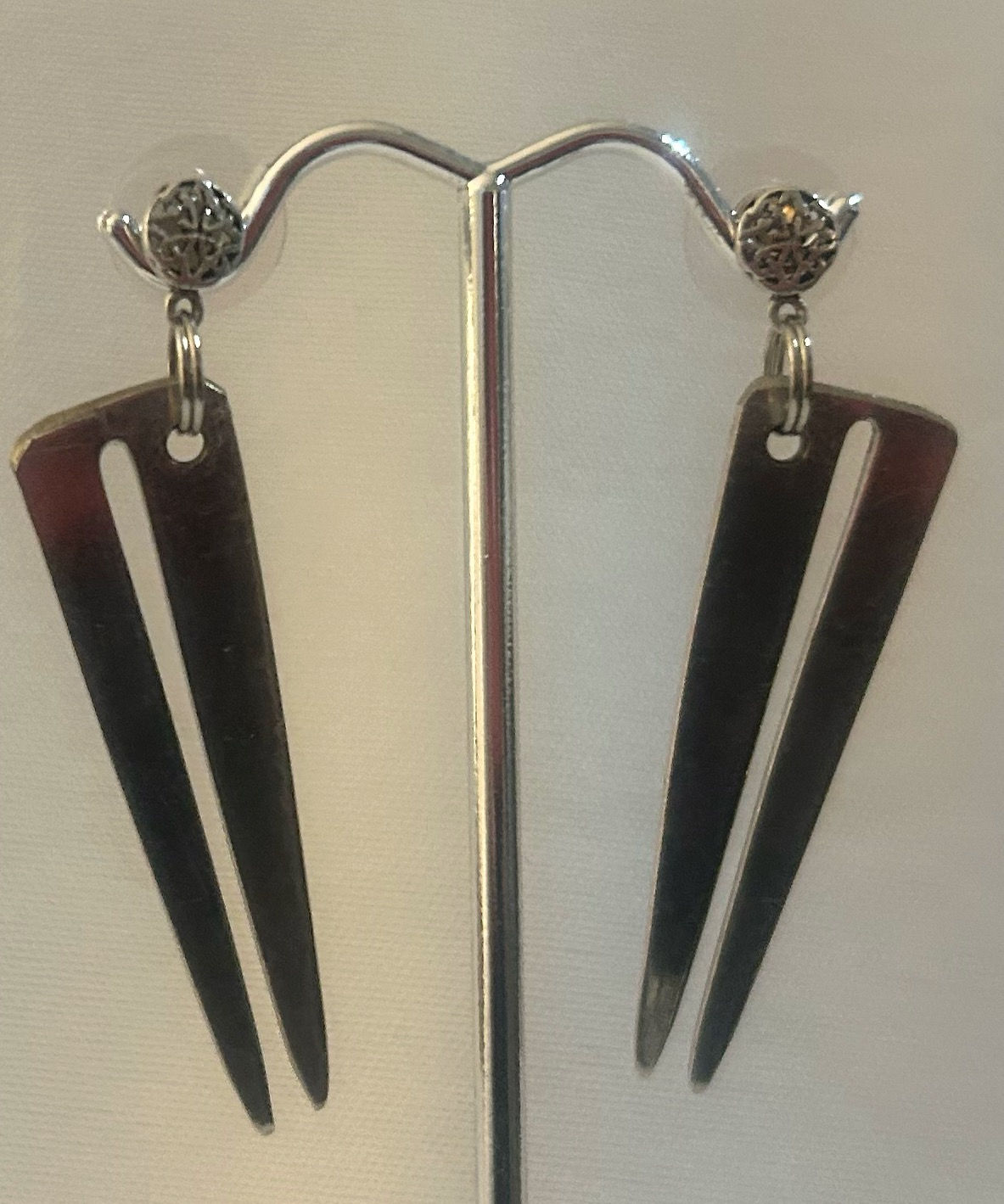 Celtic Fork Tine Earrings 