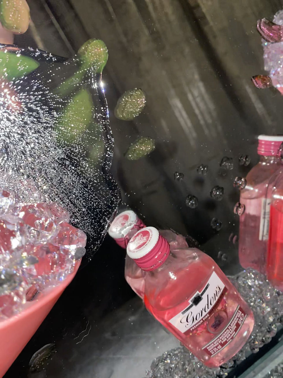 Thumbnail: Gordon’s Pink Mini Gin 3D Art Mirrored Picture