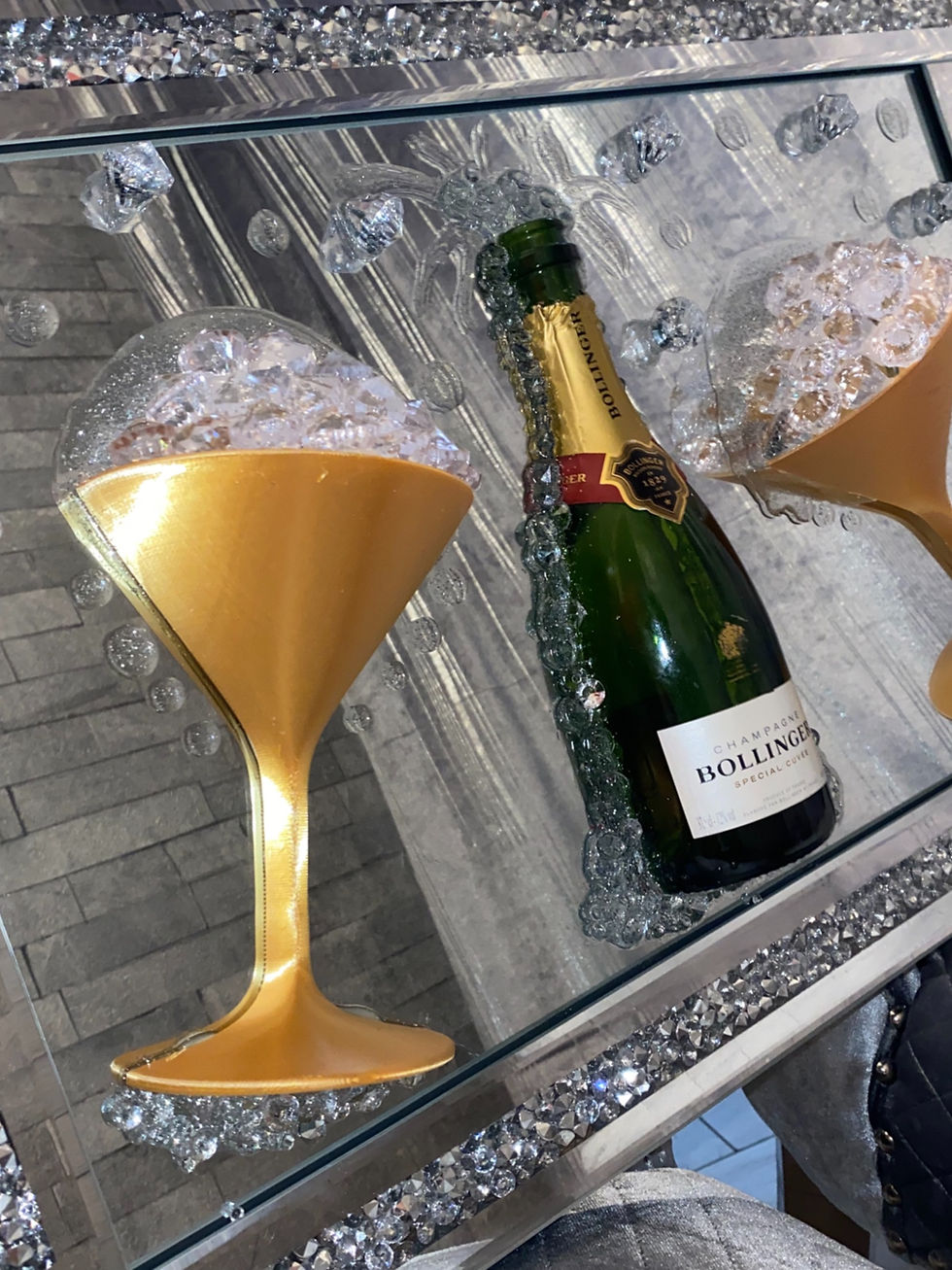 Thumbnail: Bollinger Champagne Mini 3D Art Mirror Picture