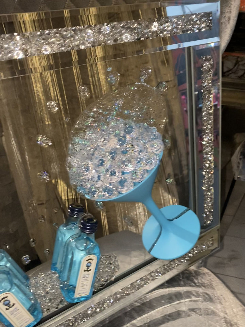 Thumbnail: Bombay Sapphire Mini Gin 3D Art Mirrored Picture