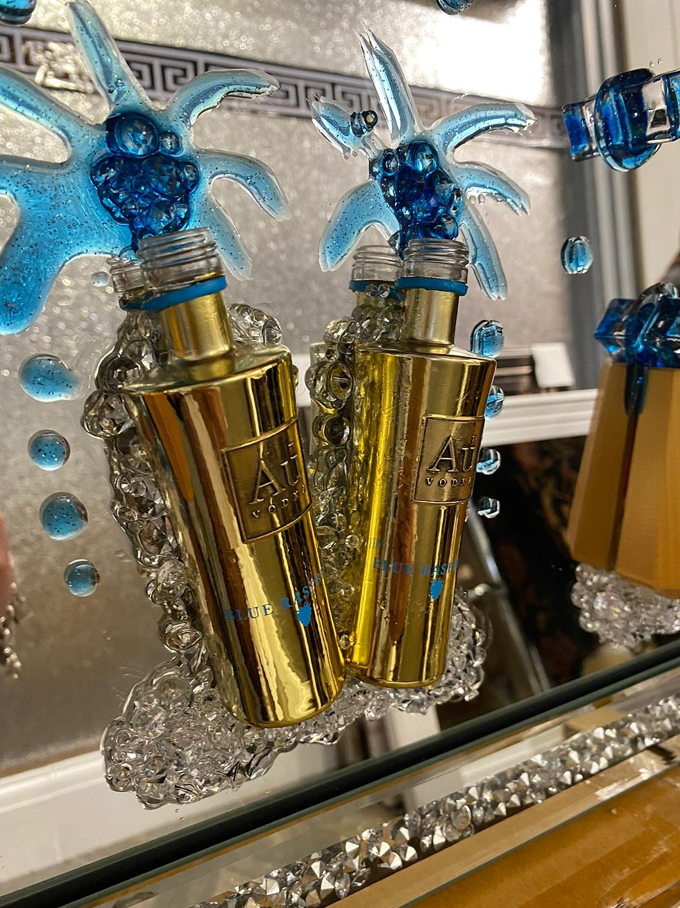 AU Vodka 3D Art Mirror Picture