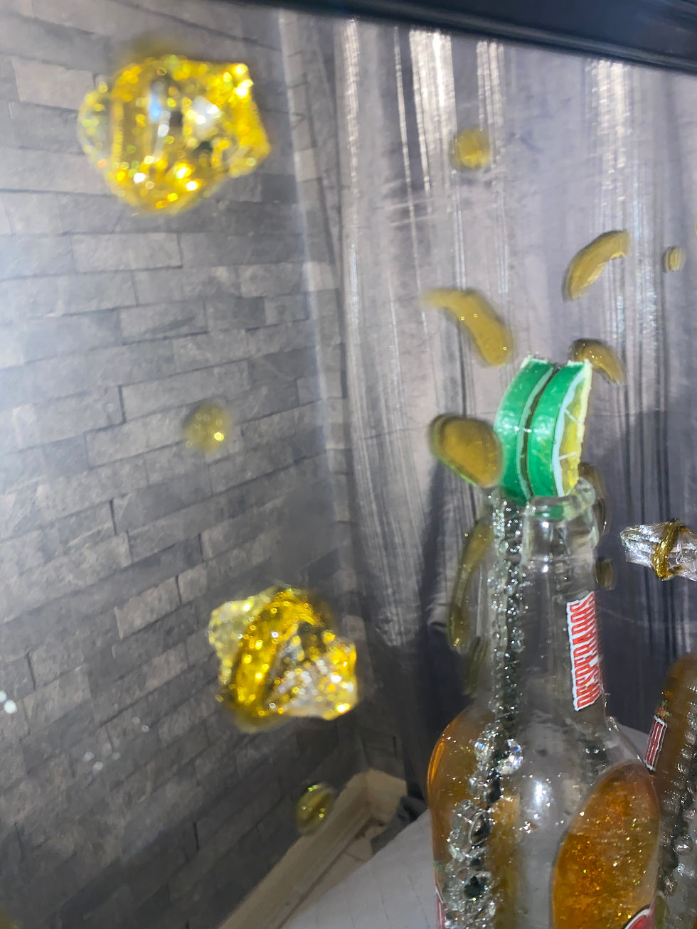 Thumbnail: Desperadoes Bottle 3D Art Mirror Picture