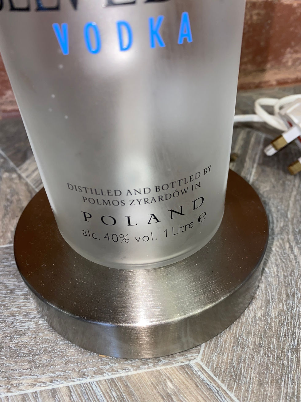 Thumbnail: Belvedere Vodka Lamp
