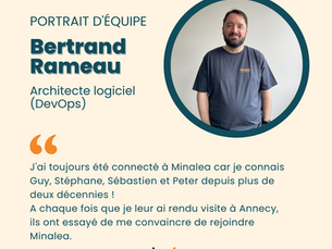 Portrait d'équipe : Bertrand, devOps !