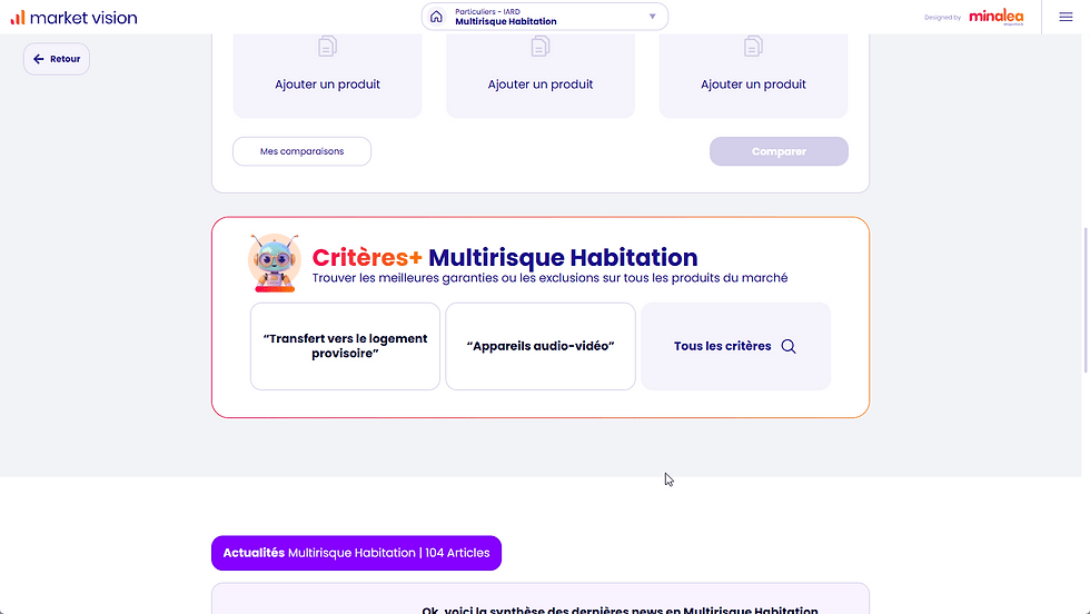 Explorez le marché en affinant vos recherches selon les critères de garantie de votre choix.
