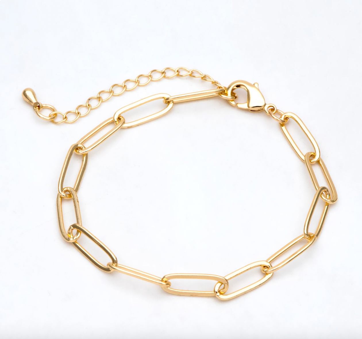 Paper Clip Chain Link Necklace