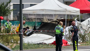 Eleven killed after plane carrying skydivers crashes in eastern France