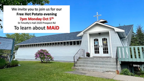 Canadian church exposed for hosting 'Hot Potato' night to promote government-assisted dying