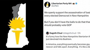 Libertarian Party of NH calls for the assassination of all elected Dems in the state