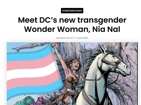 DC Comics Publishes Pride Month Issue with Trans ‘Wonder Woman’