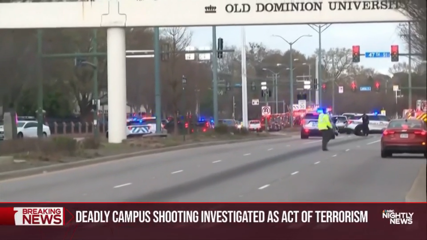 Old Dominion shooting is being investigated as act of terrorism, FBI director says