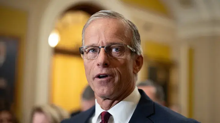 Thune succeeded McConnell as Republican leader