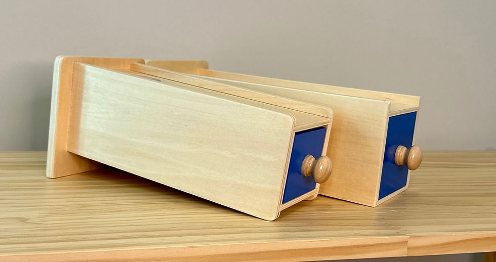 Thumbnail: Object Permanence Box with Drawer