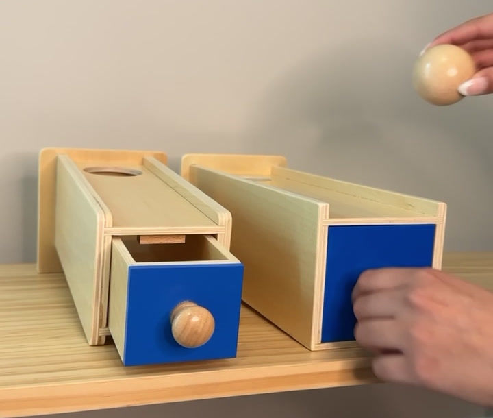 Thumbnail: Object Permanence Box with Drawer