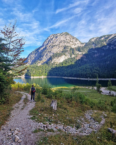 hinterer Gosausee mit Panoramablick