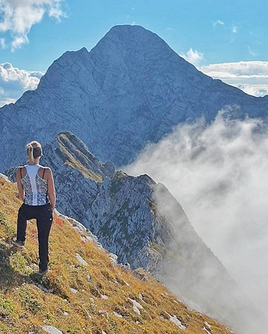 tolle Nebelstimmung am Gipfel des kleinen Pyhrgas