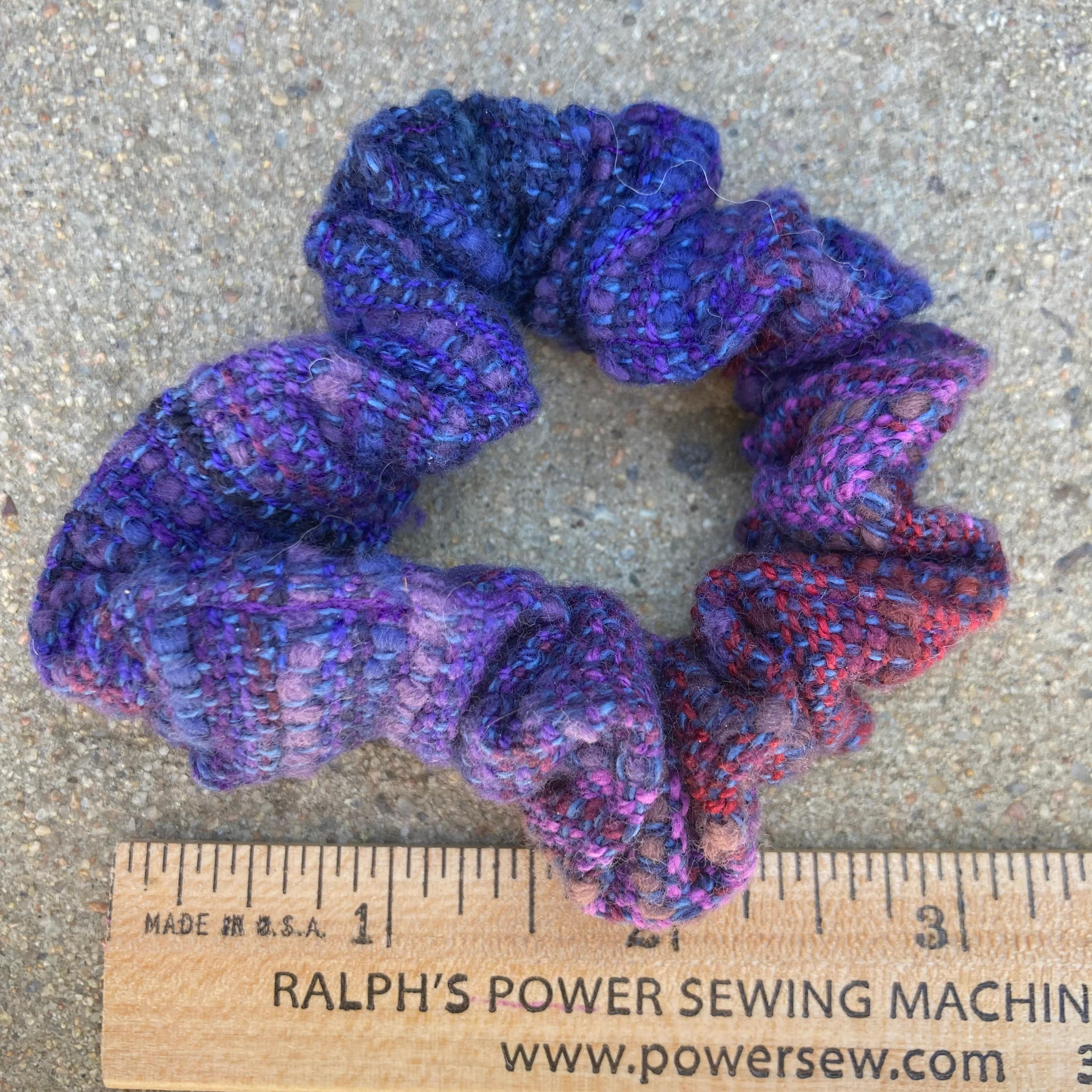 Blueberries Scrunchy, vertical