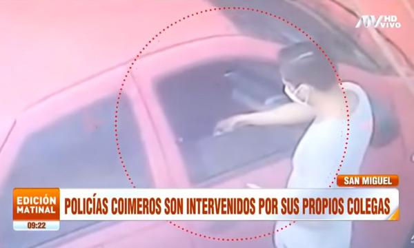 San Miguel: Capturan a dos policías acusados de cobrar coima a ciudadano