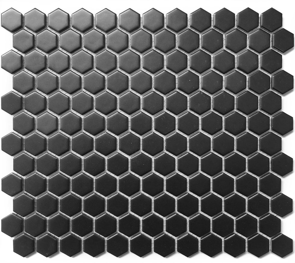 Thumbnail: Hexagon 23 mm Black White