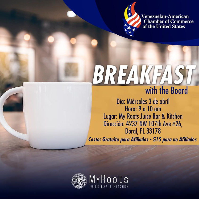 Breakfast With the Board en My Roots Juice Bar & Kitchen