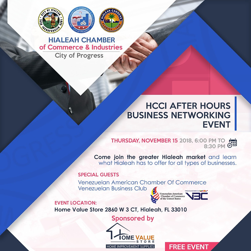 HCCI After Hours Networking Event