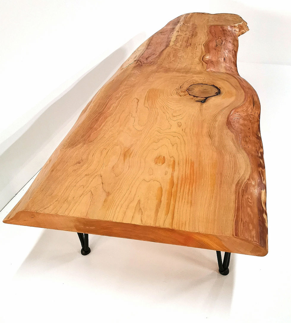 Miniature : Table basse en Cèdre - 1700 x 50 x 600 mm