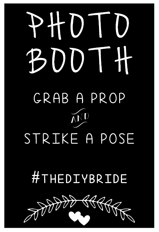 Photo Booth - Grab a Prop