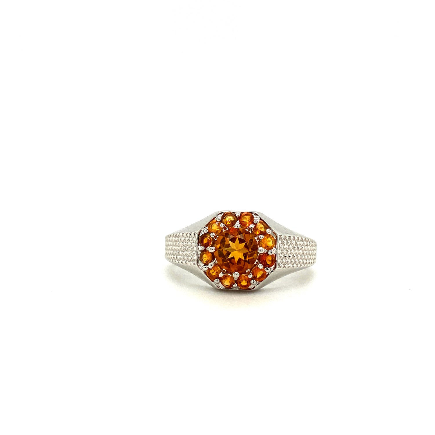 Citrine Ring in 925 Sterling Silver-1240
