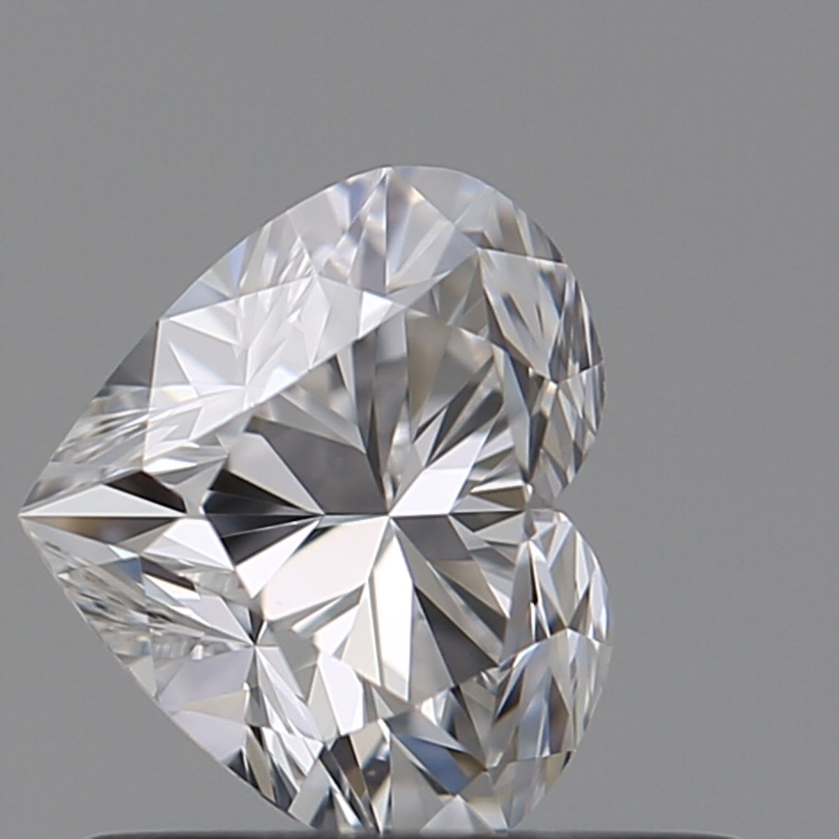 Gia Lab Certified Heart Cut 0.52 Carat D Vvs2 Loose Diamond