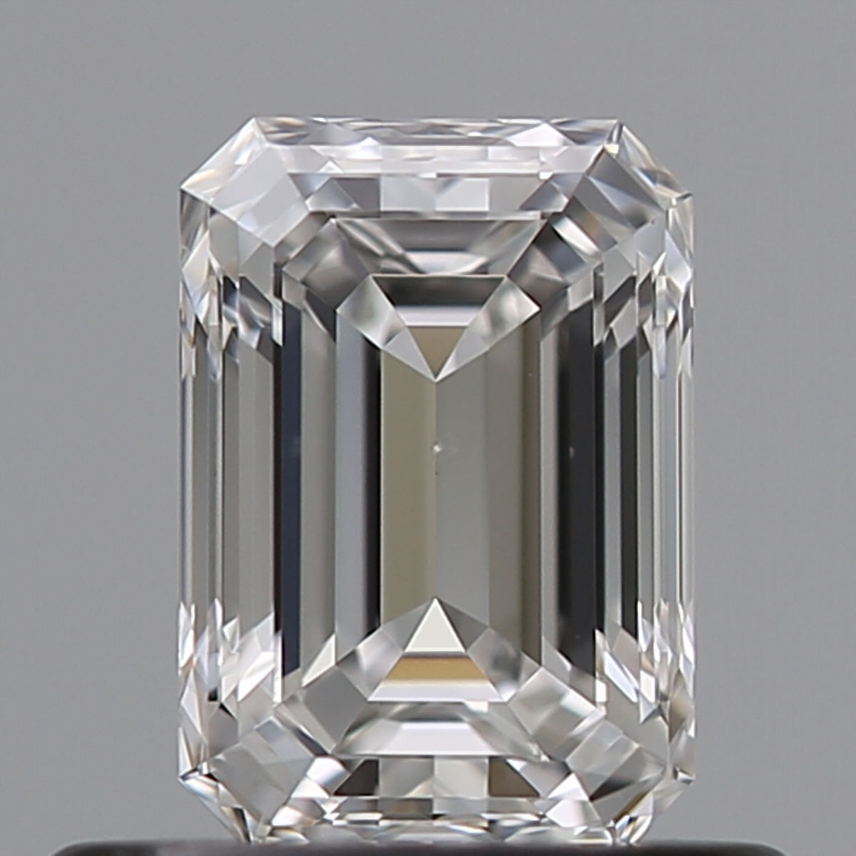 Gia Lab Certified Emerald Cut 0.54 Carat F Vs2 Loose Diamond