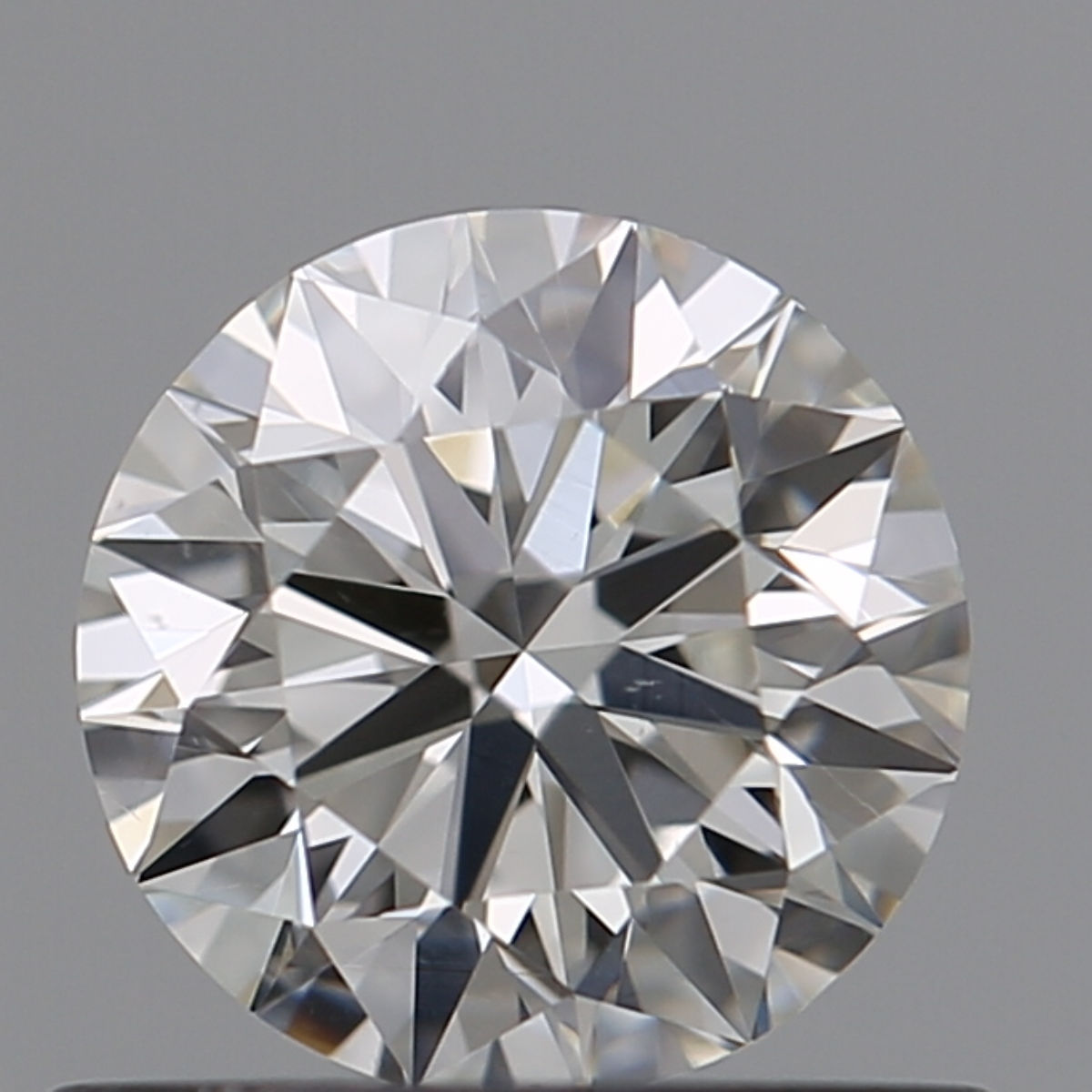 Natural Gia Certified Round 0.54 Carat H VS2 Loose Diamond