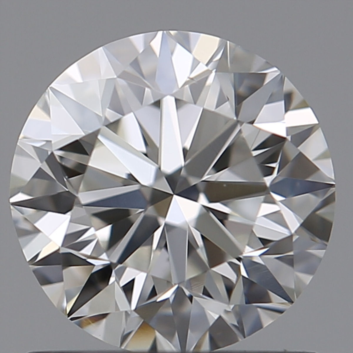 Natural Gia Certified Round 0.9 Carat H VS2 Loose Diamond