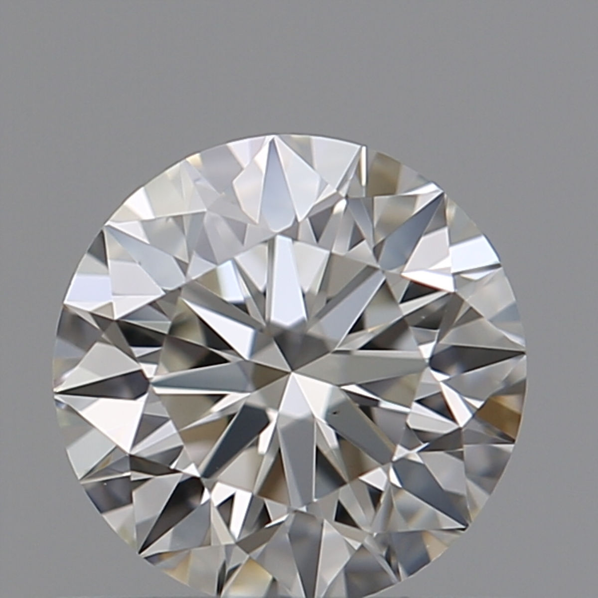 Natural Gia Certified Round 0.53 Carat H VS1 Loose Diamond