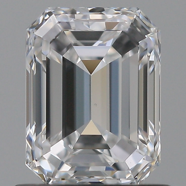 Gia Lab Certified Emerald Cut 0.91 Carat E Vs1 Loose Diamond