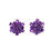 Thumbnail: Amethyst Earring in 925 Sterling Silver - Earrings for women-934