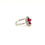 Thumbnail: Ruby Ring in 925 Sterling Silver-1126