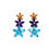 Thumbnail: Multi Colour Stones Earring in 925 Sterling Silver-831