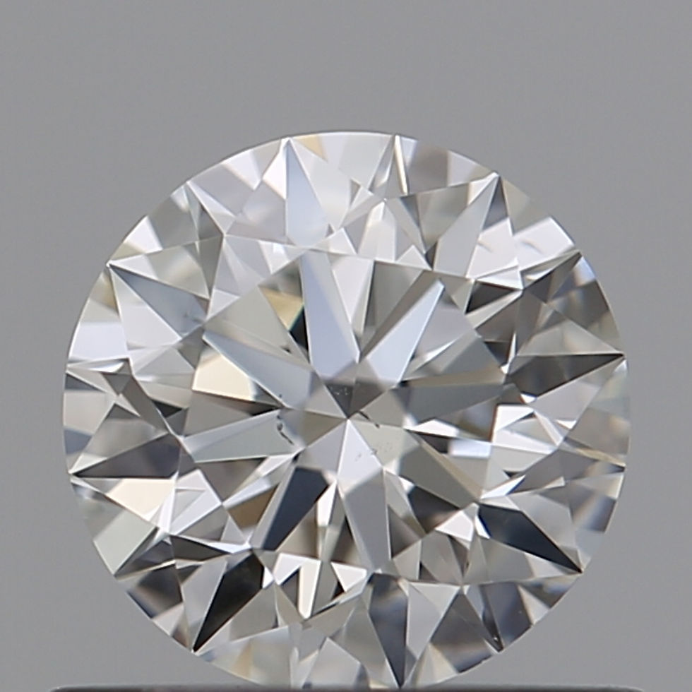Natural Gia Certified Round 0.54 Carat G VS2 Loose Diamond