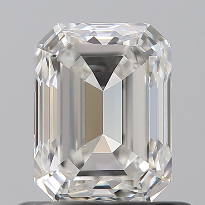 Gia Lab Certified Emerald Cut 0.74 Carat H If Loose Diamond