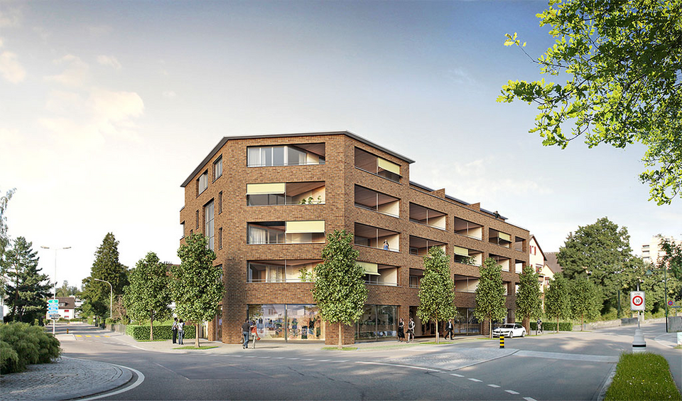 Gesamte Planung der Gebäudetechnik: Sanitär- & Heizung-& Lüftung im Punkt 8 in Uster. Grundausbau für Ladenflächen im EG.