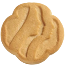 Traditional shortbread cookies.