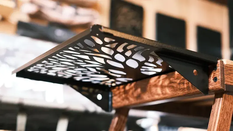 Thumbnail: Black Design  Tree Iron Plate