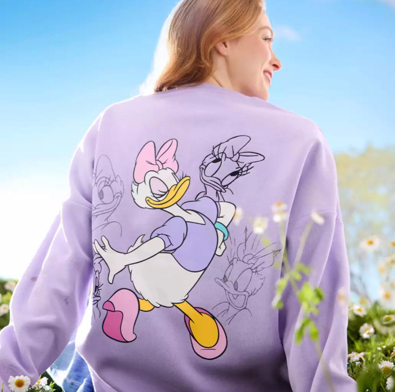 Daisy Duck Sweatshirt zum 85. Jubiläum für Erwachsene