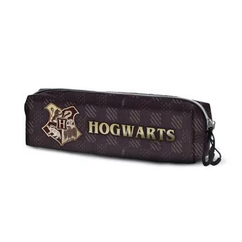 Harry Potter Hogwarts-FAN 2.0 Quadratisches Federmäppchen, Braun