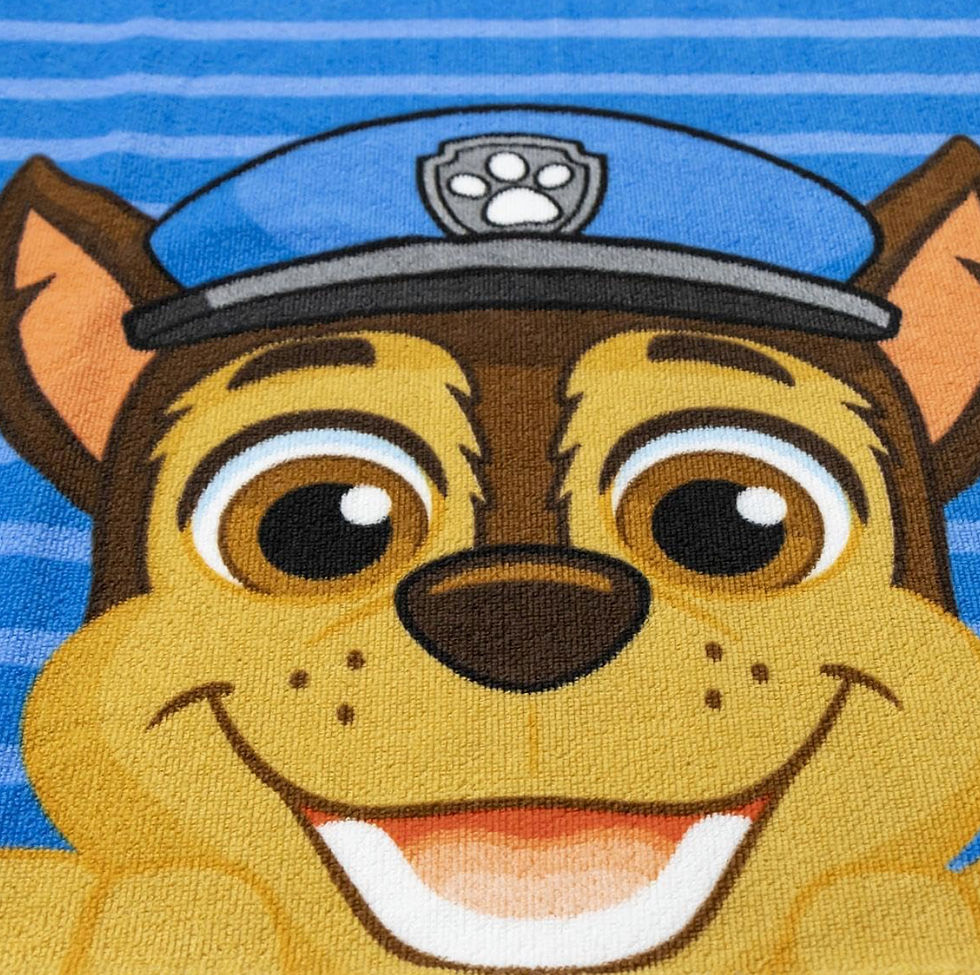 Miniaturbild: Paw Patrol Kinderponcho, Strandhantuch Blau