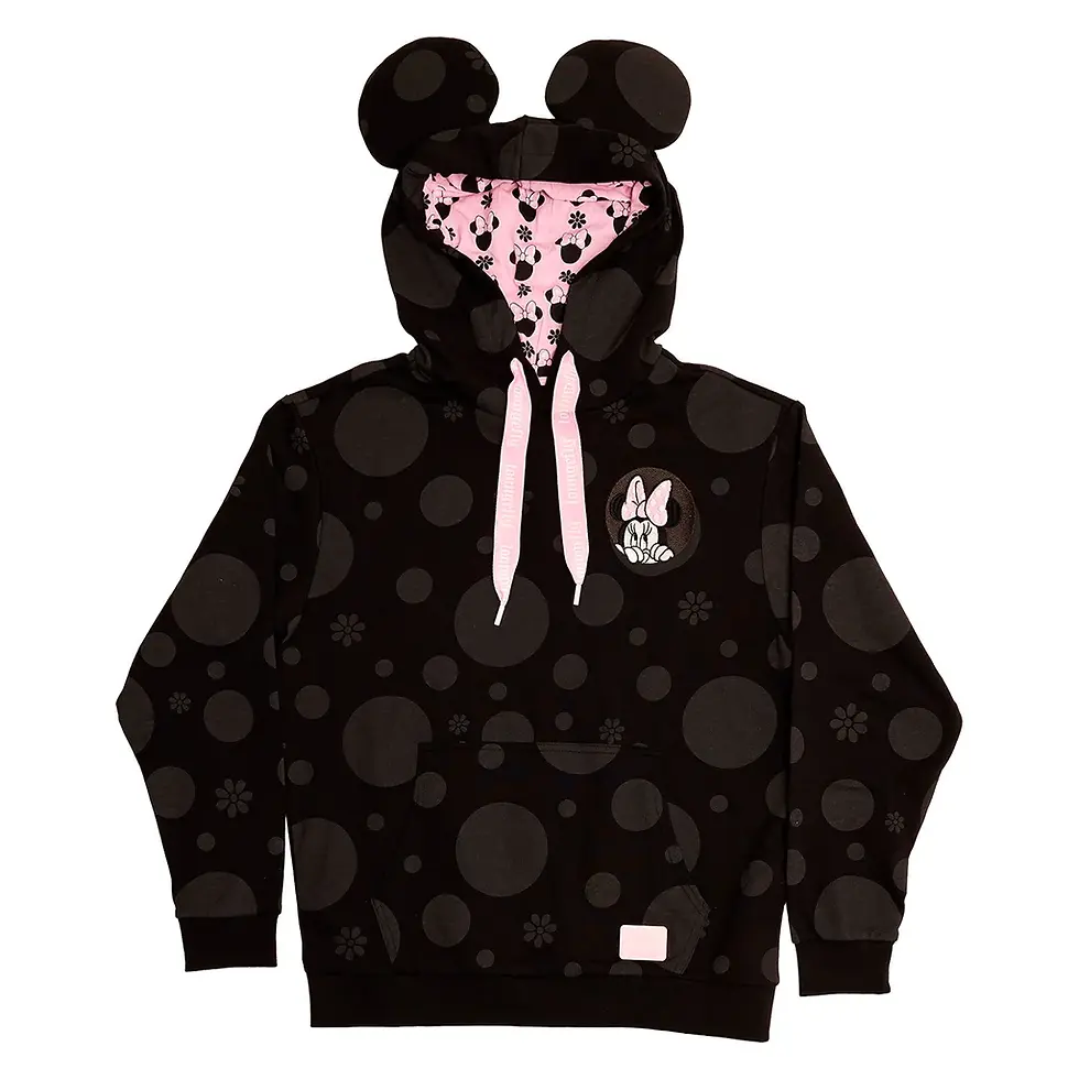 Miniature : Sweat à capuche Minnie Mouse Disney par Loungefly, sweat à capuche