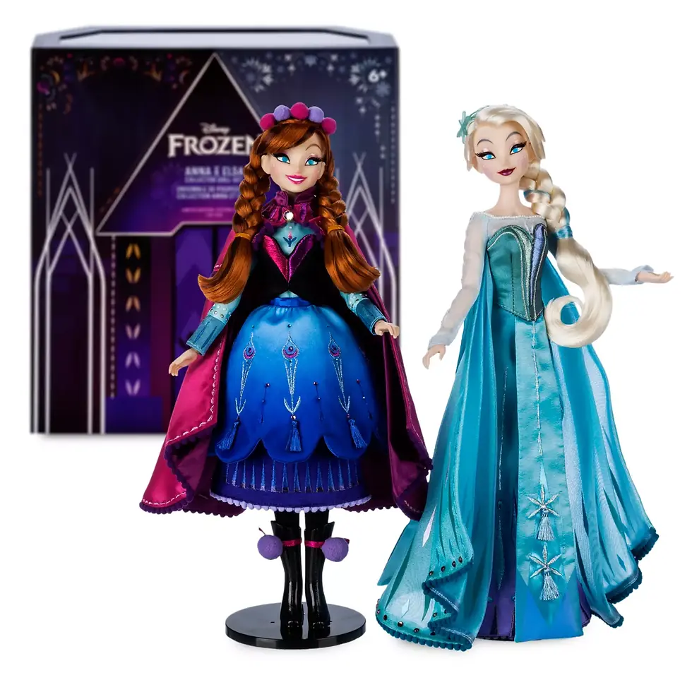 Miniature : Coffret de poupées de collection Anna et Elsa de La Reine des Neiges, par Brittney Lee